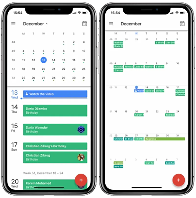GOOGLE CALENDAR & SMS MESSAGES
